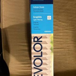 Levolor 72 x 72 Graphite Cordless Cellular Shade #(contact info removed) *New