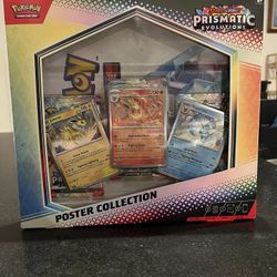 Pokemon Prismatic Evolutions Poster Collection NEW
