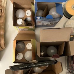 5 Boxes Of Lightbulbs 