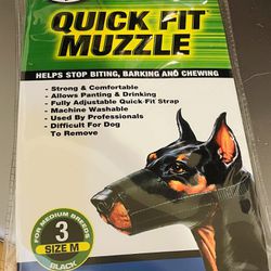 Dog Muzzle (Quick Fit Muzzle 