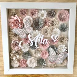 Floral Shadow Box