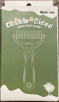 Double-Sided Open Knot Comb Pet Grooming Tool