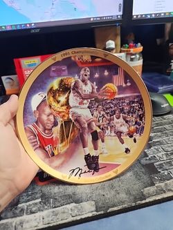 Michael Jordan Collector Plate - Upper Deck Bradfor Exchange