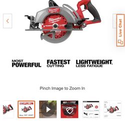 milwaukee rear handle circular saw