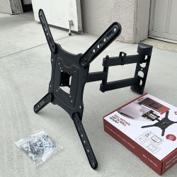 $19 (New) Full Motion TV Wall Mount for 17-55” TVs Swivel and Tilt Bracket VESA 400x400mm, Max weight 66 Lbs
