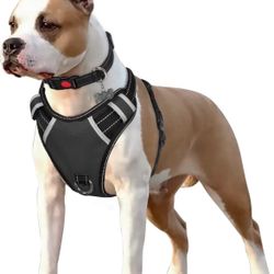 Dog harness With Adjustable Straps And safety lock