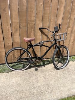 Beach Cruiser with basket & lock