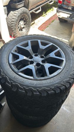 GMC Chevy rims and tire tires