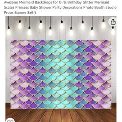 Mermaid Backdrop