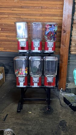 Nostalgic 6 Stand Vintage Candy Machine