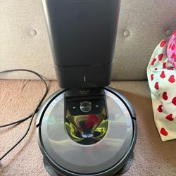 The iRobot Roomba i7+ (a 7550 was given to me as a gift, used, exactly 3 hours ago, and after putting it back in the box, it's practically brand new) 