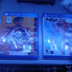 Madden 20 and NBA 2k 22