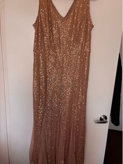 Gold dress