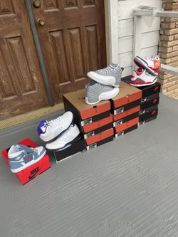 Jordan 12 Stealth Jordan 3 FIRE Red Jordan 5 Concord Jordan 1 Denim
