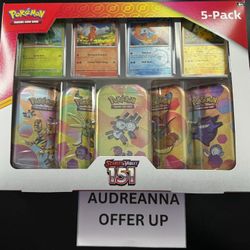 Pokemon Scarlet Violet 151 Costco Mini Tin Set
