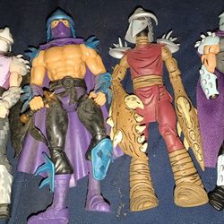 Shedder .. From Ninja Turtles Set Of 4.   All For $25.00. (6")