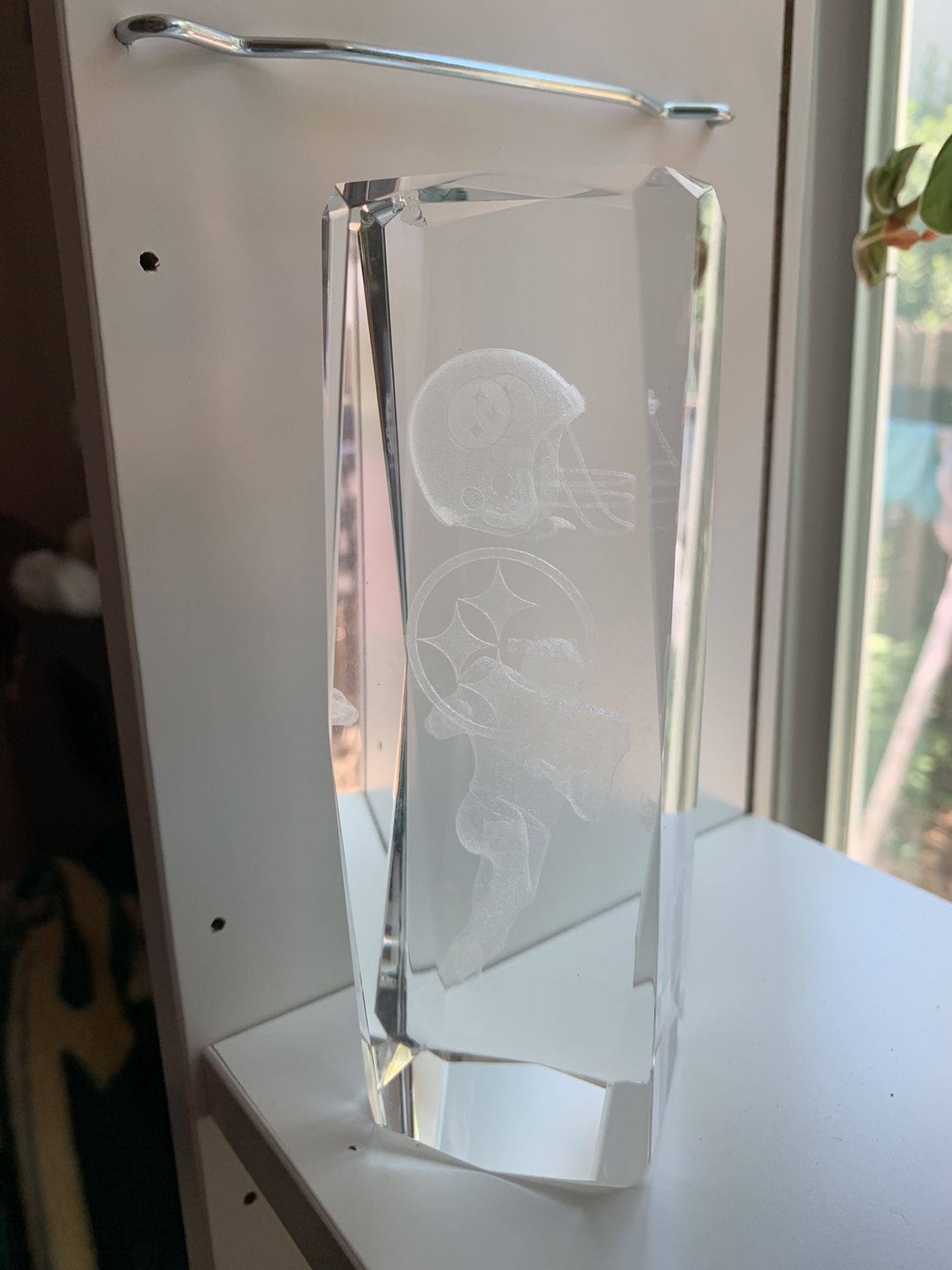 Pittsburg Steelers Laser Engraved Paperweight