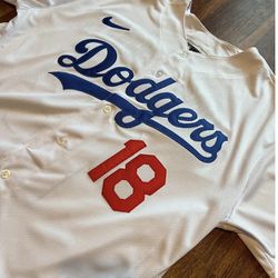 Los Angeles Dodgers White Yamamoto Jersey (Fully Sticthed) 