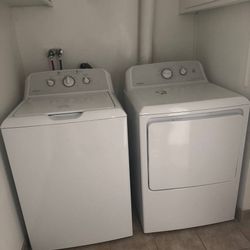 Hotpoint Washer and Dryer Set. Good Working Condition: $600 (or separately)
