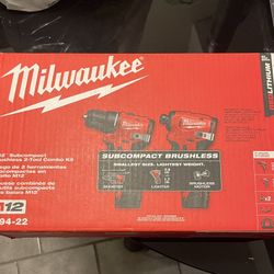 Milwaukee Subcompact Combo Kit