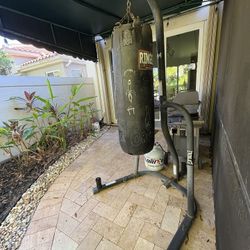 Everlast Heavy Bag Stand With Bag