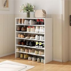 6-Tier Shoe Rack, Extra Wide Shoe Shelf Organizer