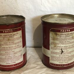 Wards Grease Cans
