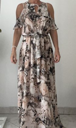 Calvin Klein Long Floral Dress
