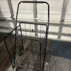 Black Wire Fold Up Cart