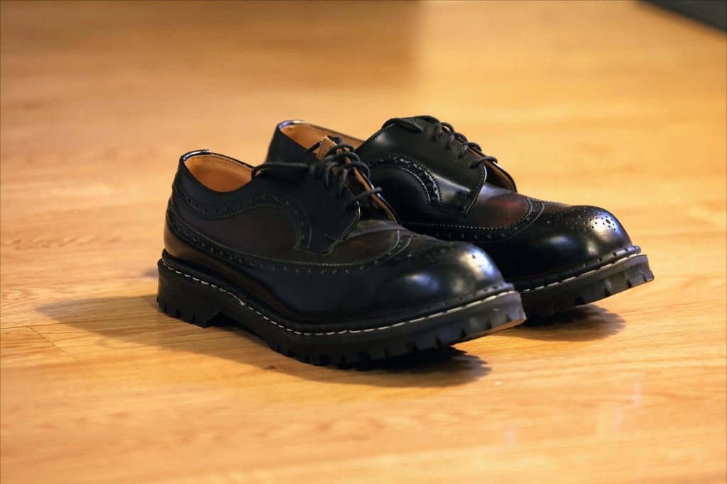 Gripfast Steel Toe American Brogue Oxblood Black Wingtip -UK 9 US 10 [RARE!]