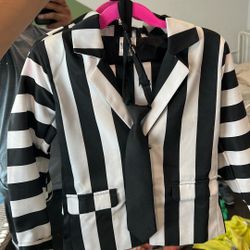 Beetlejuice Halloween Costume
