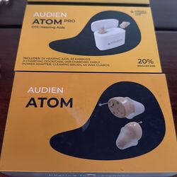 Audience Atom  hearing aids basic n pro New