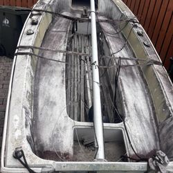 small sail boat and trailer 