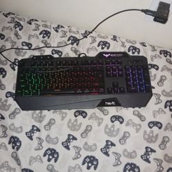 Gaming Wired Keyboard Led Lights In It