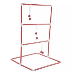 Sports Ladder Golf Ball Throw Toss Yard Game Set, 6-Pairs Balls and Carry Case