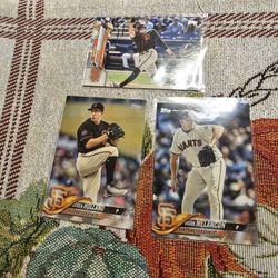 San Francisco Giants Baseball Cards Lot 