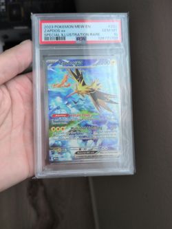 Pokemon zapdos EX full art PSA 10 trading card