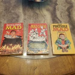 Old paperback mad magazine books Copyright 1966 A little weathered