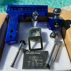 2026 New Blue Aluminum Trailer Hitch G/ GTW 18,500 lbs ultra quiet