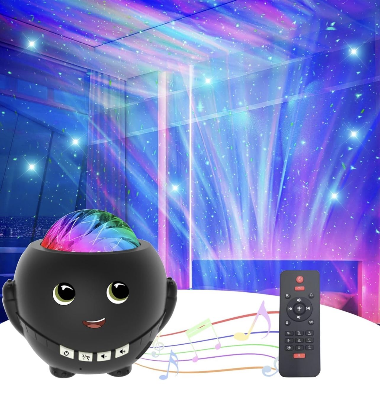 Star Projector Galaxy Aurora Night Light Projector