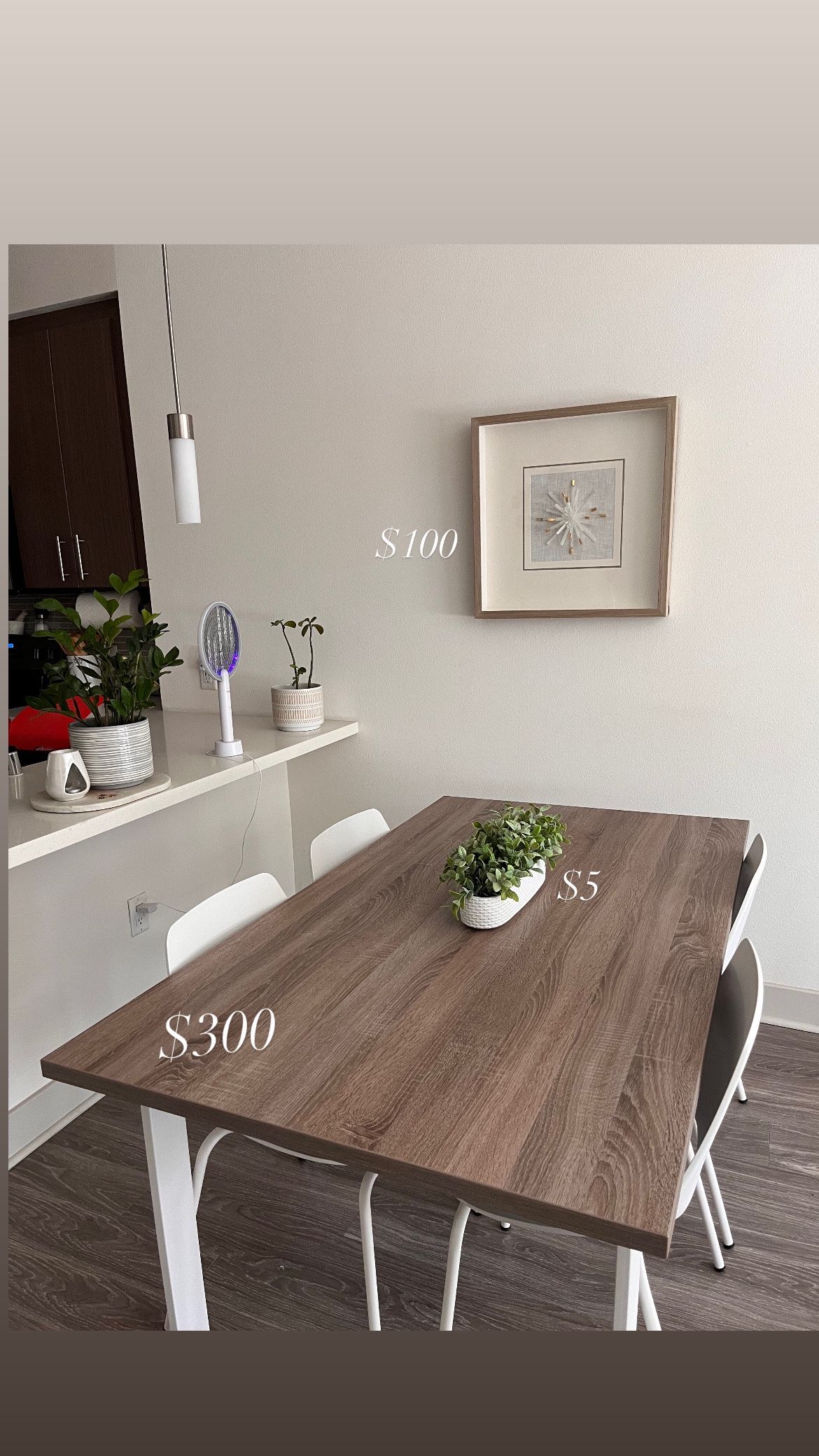 Dining Table And Wall Art