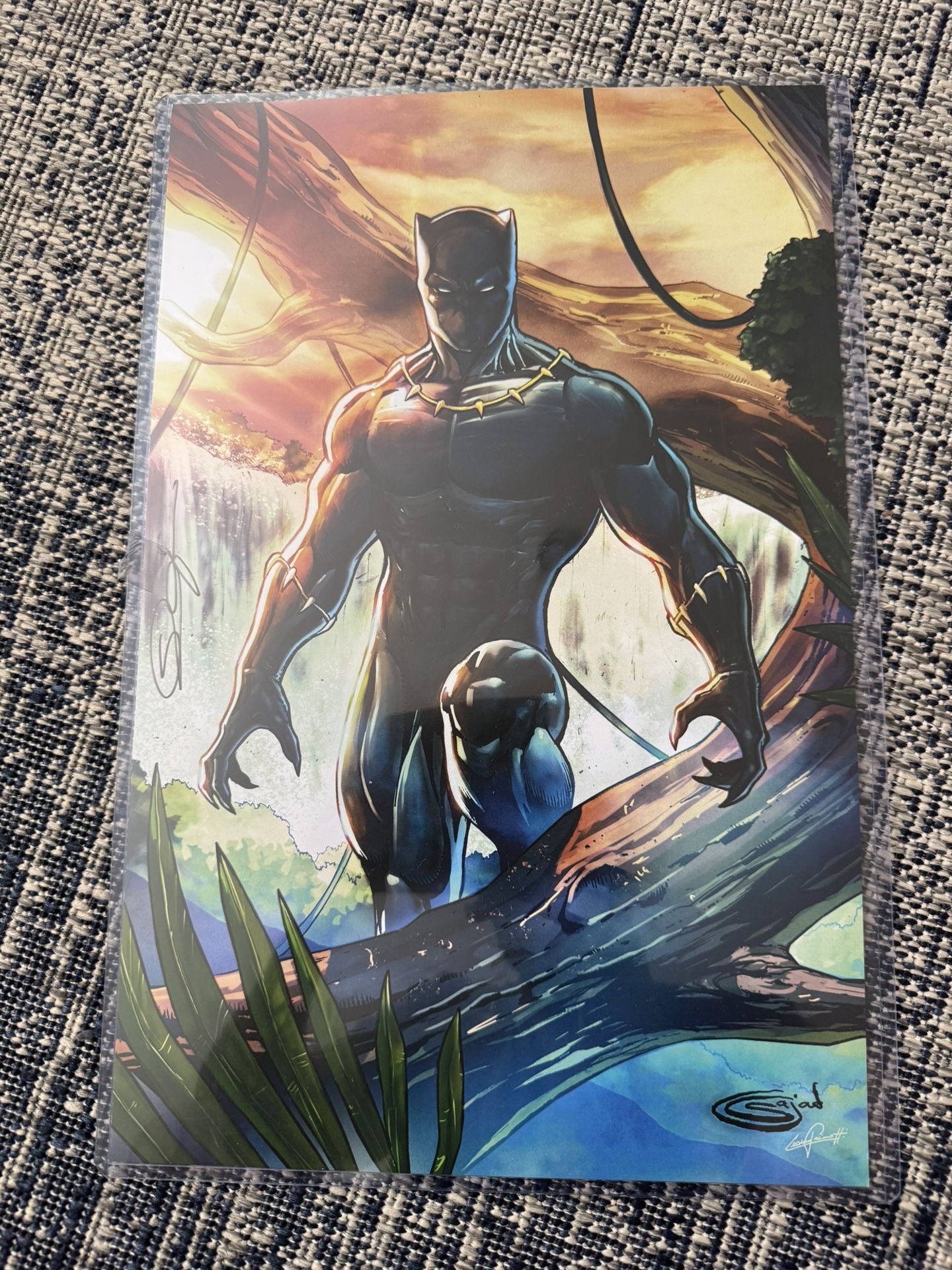 Black Panther Artwork 11x17 - SAJAD SHAH