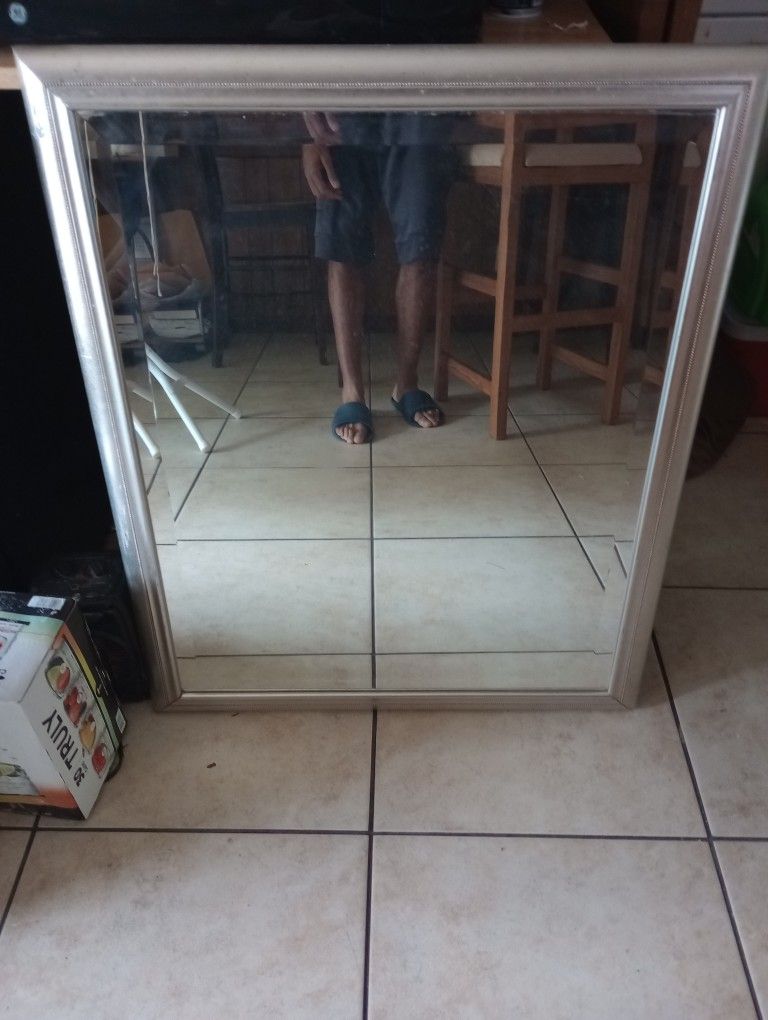 Antique Mirror 36hx30w