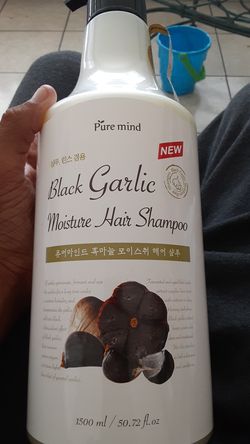 Pure mind black garlic shampoo