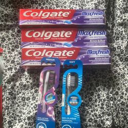 Toothpaste & Brushes 