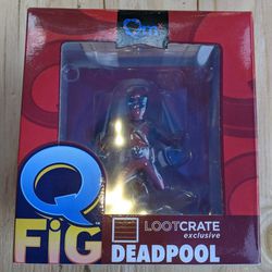 Q Fig Deadpool Action Figure New in box Marvel Comics