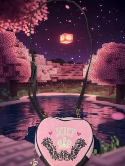Juicy Couture Heart-Shaped Crossbody Bag