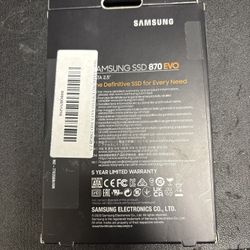 Samsung 250 GB 870 EVO SSD