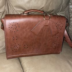 Leather Laptop Bag Purse