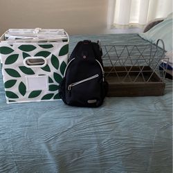 Storage Boxes, Crossbody Bag, And Decorative Box